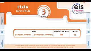 Fizik 3  Dairesel Haraket 1 📗 [upl. by Alyakim]