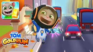 Get Ready For A Galactic Goodies Halloween With Talking Tom Gold Runs Astronaut Tom [upl. by Leinahtam]