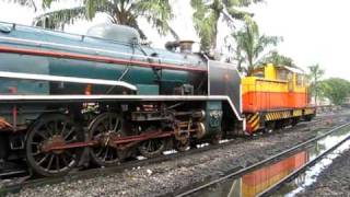 Steam Locomotives at Thonburi Rail Depot [upl. by Idette211]