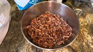 The Easiest CANDIED PECANS You Can Make  Oven Baked Cinnamon Sugar Pecans [upl. by Andie]