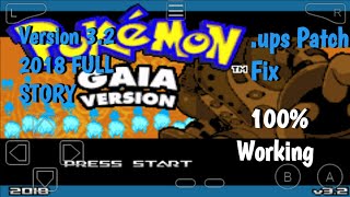 How to play Pokemon gaia with ups on Android Rom hack [upl. by Cannell]