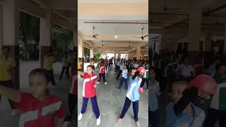 Basic training at Don Bosco Academy Digha Patna karate combatsport shortsfeed karatecombat [upl. by Gnak]