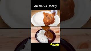 Anime Vs Reality anime animefood animeedit animation indieanimation weeb animeedits [upl. by Ahsyle]