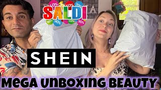 SUPER SCONTI su SHEIN BEAUTY Unboxing con mio marito [upl. by Koeppel]