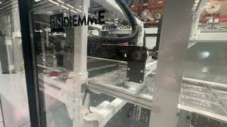 Kiefel KMD78 2 Speed with integrated tray rim coating system from FinDiemme [upl. by Naitsirhk]