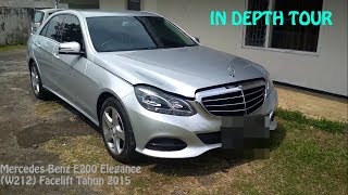 In Depth Tour Mercedes Benz E200 Elegance W212 Facelift Tahun 2015 Indonesia [upl. by Arahsat93]