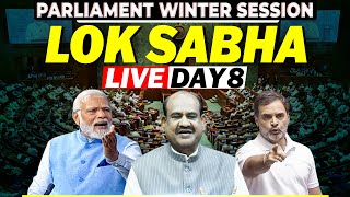 LIVE Parliament Winter Session  Lok Sabha  Manipur Sambhal NDA Congress Adani Delhi PM Modi [upl. by Aggi]