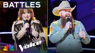 Al Boogie and Ruby Leigh Are Perfectly in Tune with Dolly Partons quotJolenequot  Voice Battles  NBC [upl. by Vonnie316]