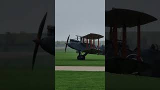 Bristol Blenheim taking off for the Poppy Drop on Duxfords Remembrance Day 2024 [upl. by Maharba]