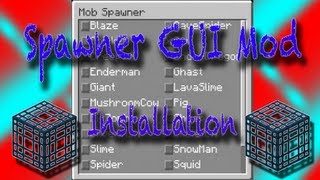 Download Spawner GUI mod 152 Tutorial amp Demo Customize Monster Spawners Mac [upl. by Yatnohs]