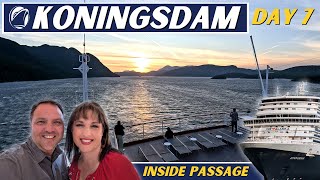 Holland America Koningsdam Alaska Cruise Inside Passage Sea Day VLOG Day 7 [upl. by Ennairol]