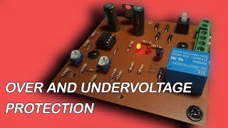 Over And Under voltage Protection System Using LM358 OpAmp [upl. by Trah]