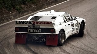 Lancia Rally 037 Group B Pure Sound  Warm Up Accelerations amp More [upl. by Acenes]