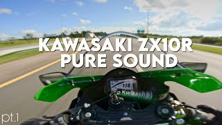 4K 2022 Kawasaki Ninja ZX10R Pure Sound  299KMH [upl. by Bolan275]