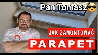 Montaż parapetu wewnętrznego z konglomeratu Jak go zamontować [upl. by Weisbrodt]