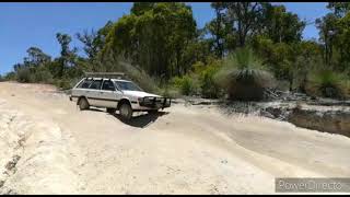 Subaru L series offroad Mundaring powerlines [upl. by Cressi]