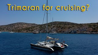 Trimaran for cruising  Extended tour amp Intv from Ep 73 [upl. by Wagner]