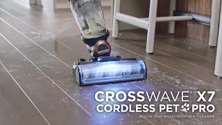 CrossWave® X7 Cordless Pet Pro Feature Overview [upl. by Ysus]