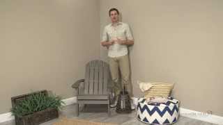 Coral Coast Faux Wood Adirondack Chair  Gray  Product Review Video [upl. by Batholomew815]