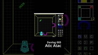 Atic Atac Dev Log 005 zxspectrum retrogaming ultimate coding programming [upl. by Elleivad]