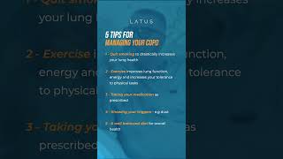 5 Tips Tor Managing Your COPD  Chronic Obstructive Pulmonary Disease [upl. by Vivienne]