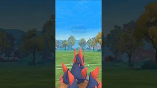 Gigalith takes down flying Rocket Grunt pokemongo teamgorocket pokemon teamrocket gigalith [upl. by Niletak]