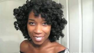 How To Bantu Knot Out quotNatural Hairquot Style [upl. by Aikemal]