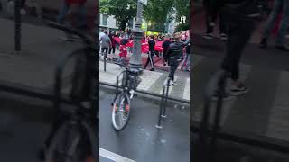 EM in Köln Türkische Fans feiern VorrundenSieg gegen Georgien [upl. by Yonah]