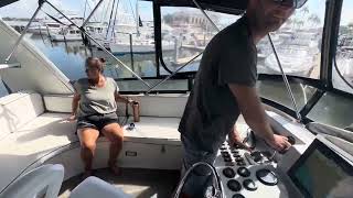 Great Loop training aboard a 46’ Transpacific Walking the boat [upl. by Adal]