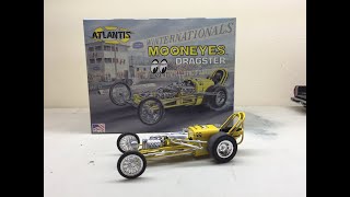 Atlantis Mooneyes Dragster Kit Review [upl. by Aknaib715]