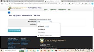 How to pay Tuition Fees students portal through eCitizen platform  Technical University of Kenya [upl. by Goldman]