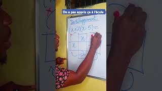 Technique pour développer rapidement deux binômes maths mathematique mathstricks haiti algebra [upl. by Grayce]