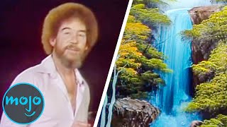 Top 10 Most Impressive Bob Ross Paintings [upl. by Nikoletta142]