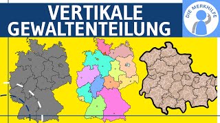 Vertikale Gewaltenteilung  Bund Länder amp Kommunen einfach erklärt  Zuständigkeiten  Politik [upl. by Adamsen]