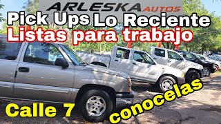 Listas para el trabajo Arleska Autos pick ups Calle 7 tianguis del tapatio autos de mexico [upl. by Cilka]