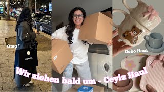 WIR ZIEHEN BALD UM  📦✨ Ceyiz Haul Shopping in Düsseldorf ampampamp 💖  SARA amp DOLUNAY [upl. by Feinleib169]