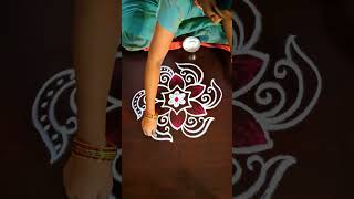 Simple Rangoli Design [upl. by Ymarej]