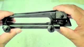 AR15 A2 DETACH HANDLE RESTORE using Birchwood Caseys Aluminum Black [upl. by Gean]