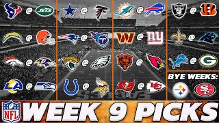 NFL Week 9 Picks 2024 [upl. by Wolf]