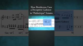 How Beethoven Uses a Deceptive Cadence in quotPathetiquequot Sonata  How Composers Use Series [upl. by Fayola]