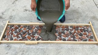 Recycle Ceramic Tile Pieces To Make Unique Flower Pots For Your Garden [upl. by Ylremik20]