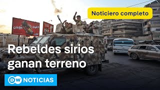 🔴 DW Noticias 5 diciembre Rebeldes sirios expulsan fuerzas de alAsad de Hama Noticiero completo [upl. by Eilla243]