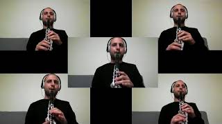 Tango Arie Malando Olé Guapa by clarinet quentet [upl. by Ludovico954]