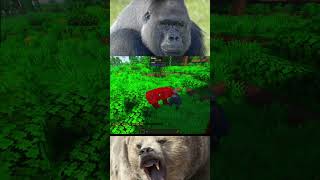 Gorila Vs Urso Pardo Minecraft Vs 3 [upl. by Piwowar]