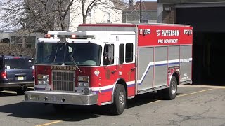 Paterson NJ Fire Department HazMat 1 Responding out of Lakeview Firehouse 125 Trenton Ave 3192021 [upl. by Malonis]