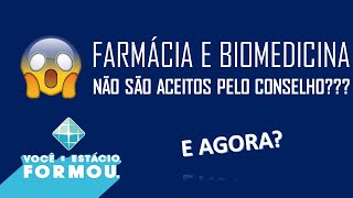 Farmácia e Biomedicina NÃO SÃO ACEITOS pelo conselho E AGORA [upl. by Kipton717]