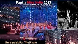 Ananya Pandey amp Bhumi Pednekar Rehearsals I Femina Miss India 2023 Finale 15th April2023 In Imphal [upl. by Nwahsel666]