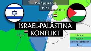 Die Geschichte von Palästina und Israel  Zusammenfassung auf einer Karte [upl. by Griselda625]