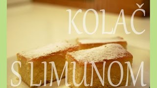 Brzi kolač s limunom  Limun kocke  Quick lemon cake [upl. by Nael327]