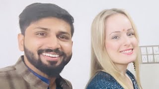 My Foreigner Fiances first Indian wedding invitation  IndianEuropean Couple Vlog 2023  LDR [upl. by Shawna]